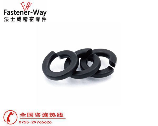 碳鋼鍍鋅發黑DIN127彈墊 開口彈簧墊圈